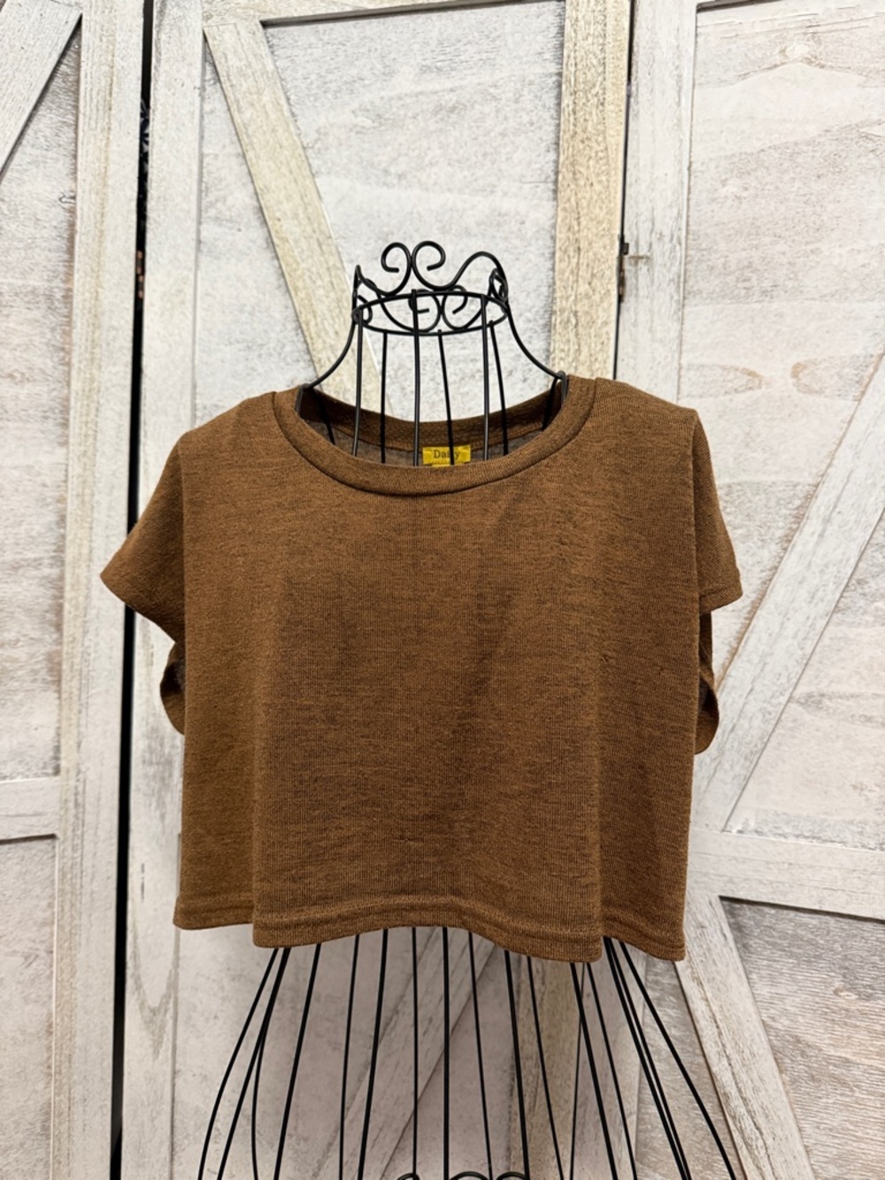 Daisy Brown Cropped Women’s Tee